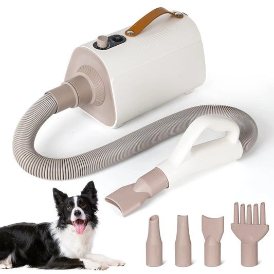 Hign-concerned Negative Ion Dog Dryer 4 In 1 Nozzles
