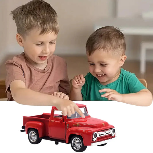 Topmaya Diecast Alloy Truck Toy Driveable Car For Kids