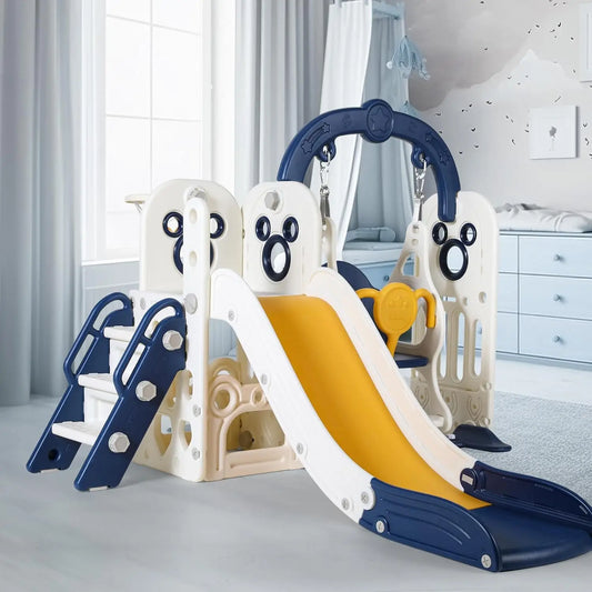 Swing Slide for Kids 6 in 1 Climber with Ball