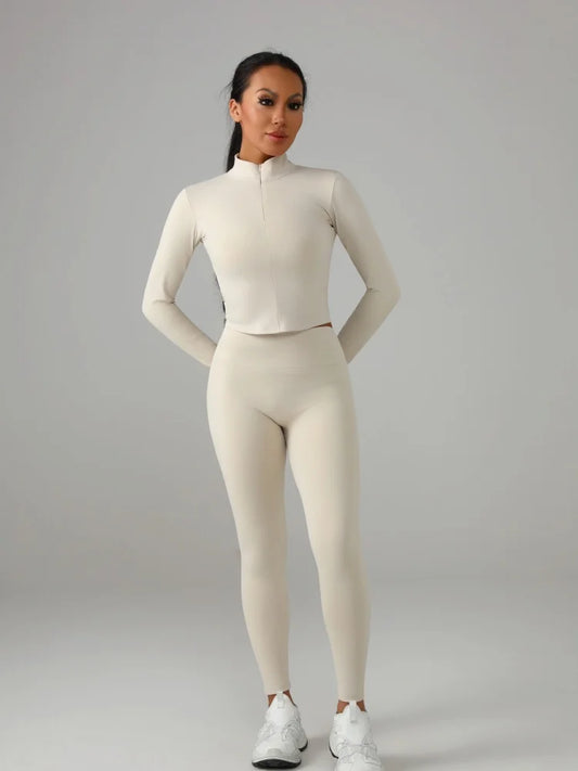 CN Zhejiang Women's Fitted Yoga Set Polyester Activewear