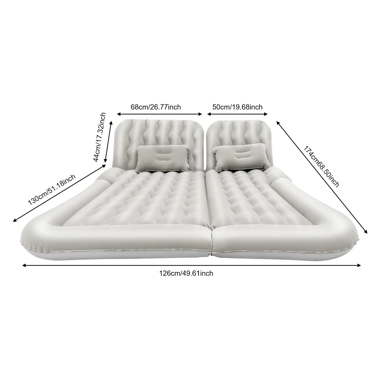 SUV Air Mattress With Pump For Trunk And Back Seat