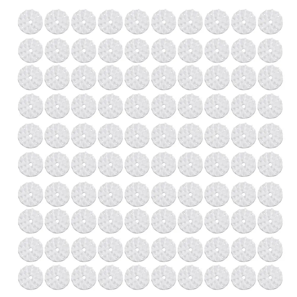 Apwikoger 100pcs Plastic Lotus Acupressure Yoga Mat Spikes