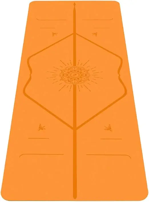 Chengwei Travel Yoga Mat Patented Alignment System Grip