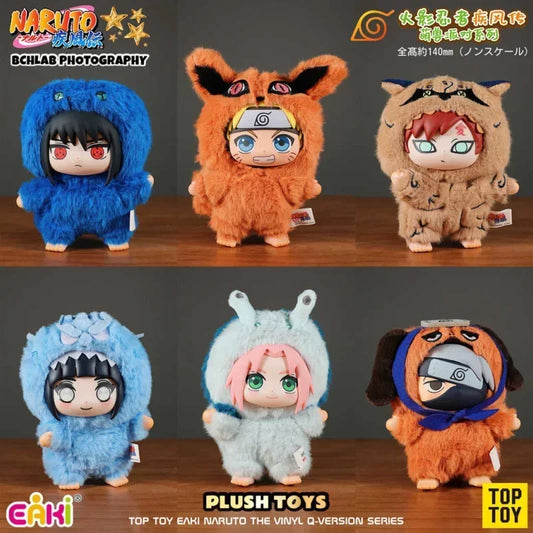 2025 Hot New Genuine TOP TOY Naruto EAKI Cute Beast Party Sasuke Vinyl Cute Plush Blind Box Figure Pendant Gift