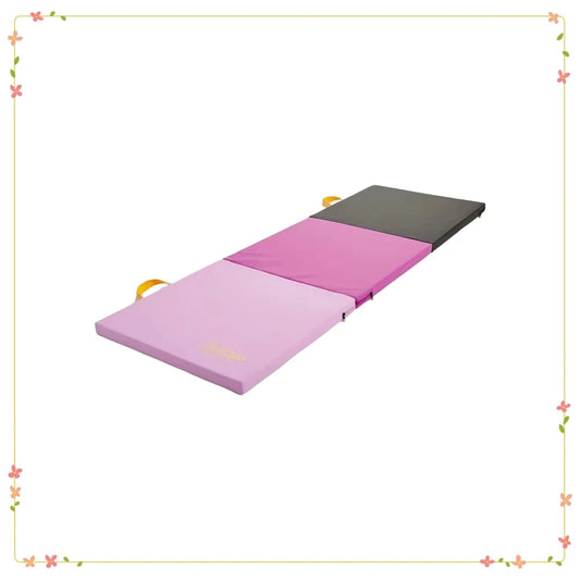 Folding Gymnastics Mat With Carry Handles For Home Gym