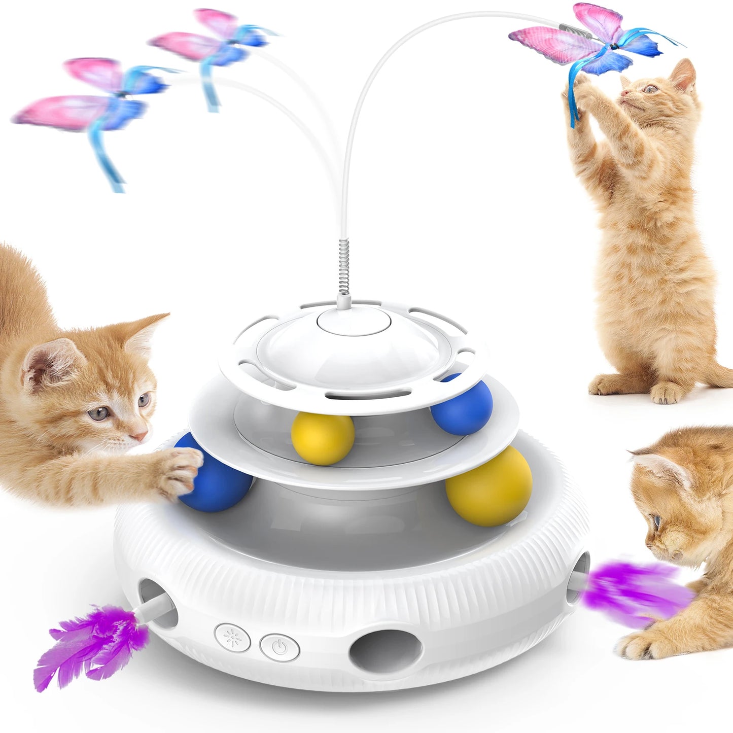 Chargeable Cat Laser Interactive USB Puzzle Toy For Cats