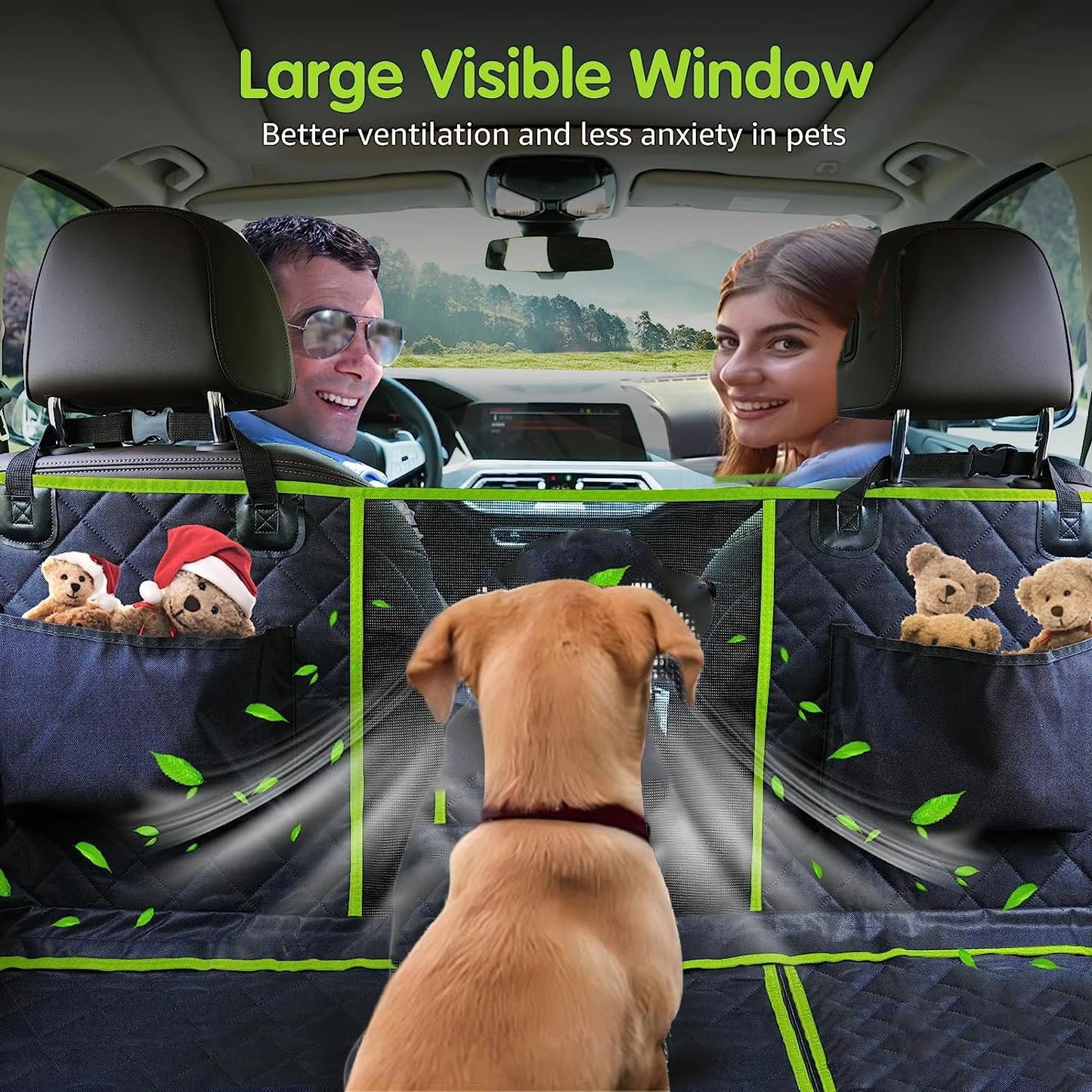 Breed 6 In 1 Pet Car Seat Cushion Waterproof Protector