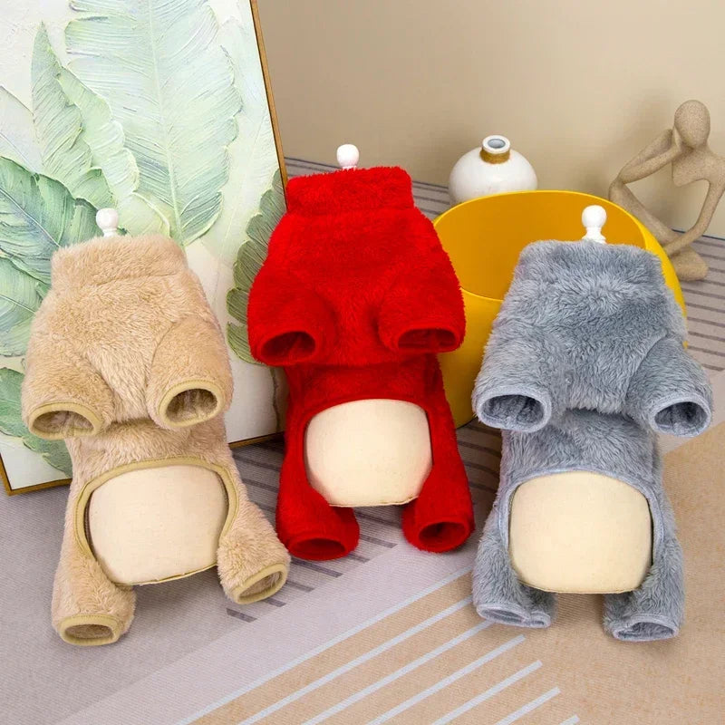 Guangdong Winter Dog Overalls Jumpsuit Coat For Small Pets